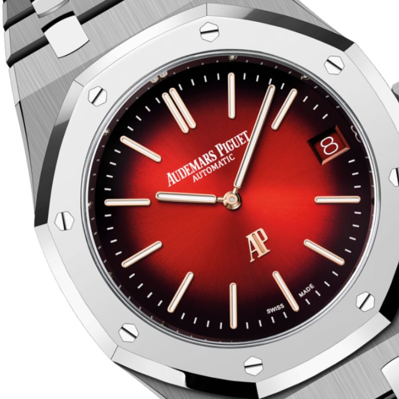 Audemars Piguet ROYAL OAK “JUMBO” EXTRA-THIN Smoked Burgundy Dial 39mm