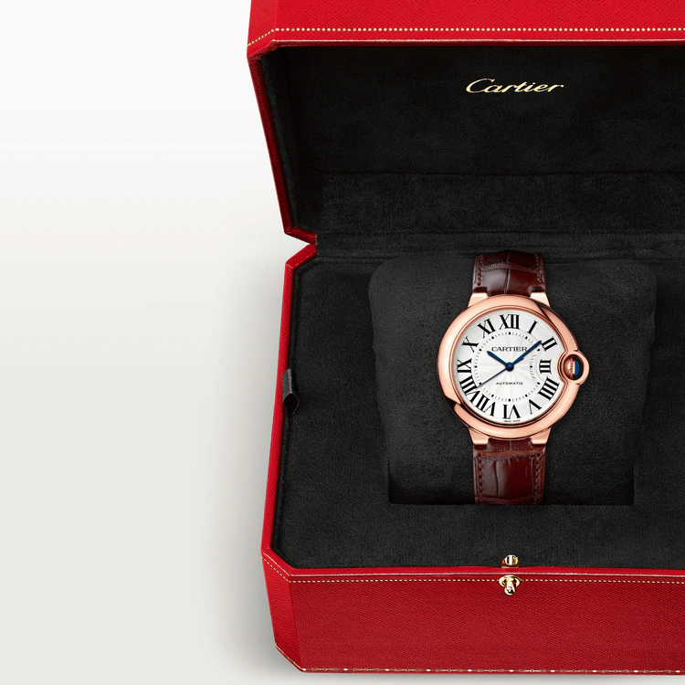 Cartier WGBB0009 BALLON BLEU Rose Gold 36mm 