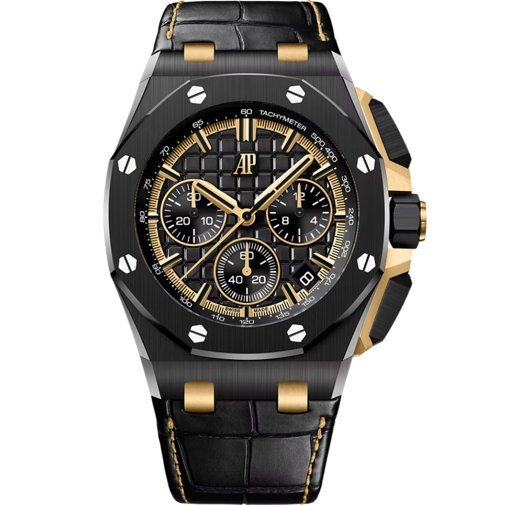 Audemars Piguet Royal Oak Offshore Selfwinding Chronograph Gold & Black 