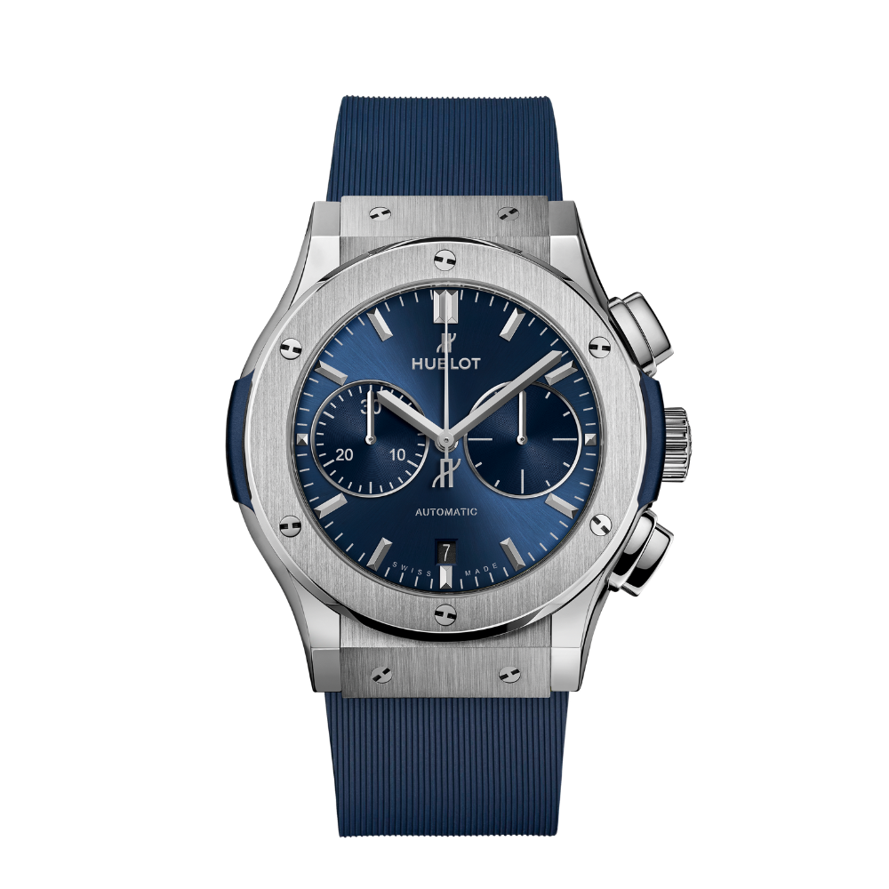 Hublot Classic Fusion Chronograph Titanium Blue 45mm 