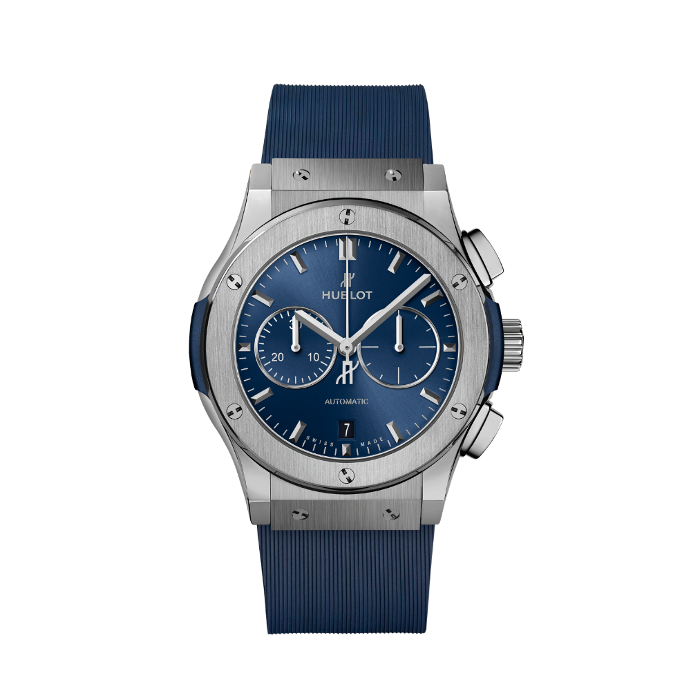 Hublot Classic Fusion Chronograph Titanium Blue 42mm 