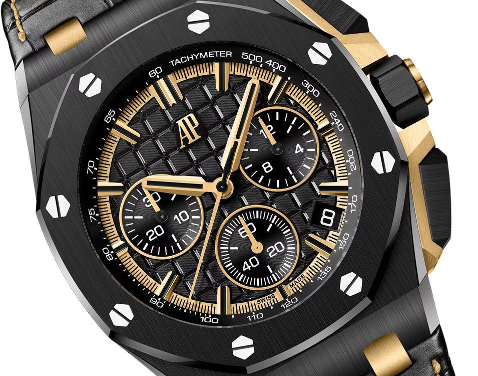 Audemars Piguet Royal Oak Offshore Selfwinding Chronograph Gold & Black 